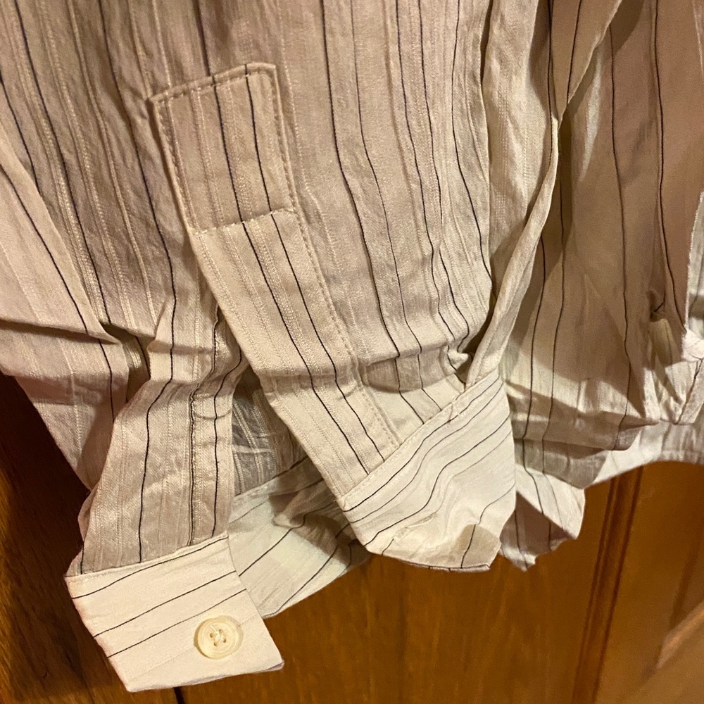 Zara Men's Beige Lightweight Shirt Jacket - Picture 9 of 12